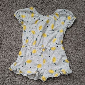 Old Navy Gray and Yellow Romper